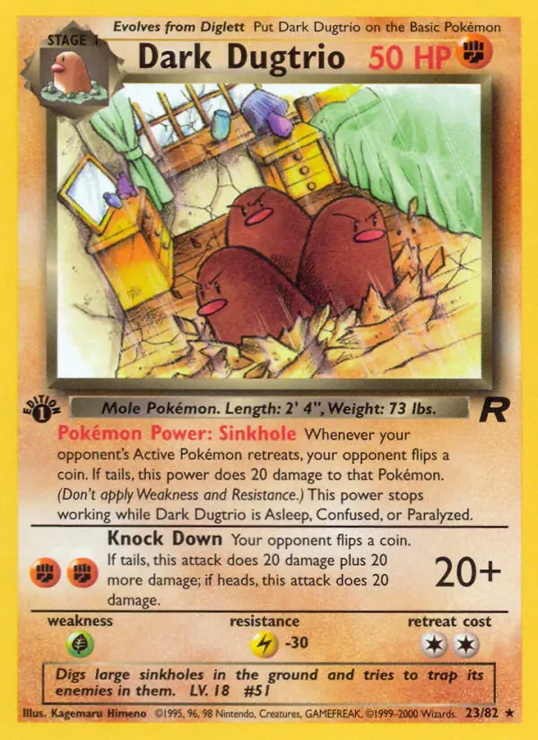 Dark Dugtrio - 23