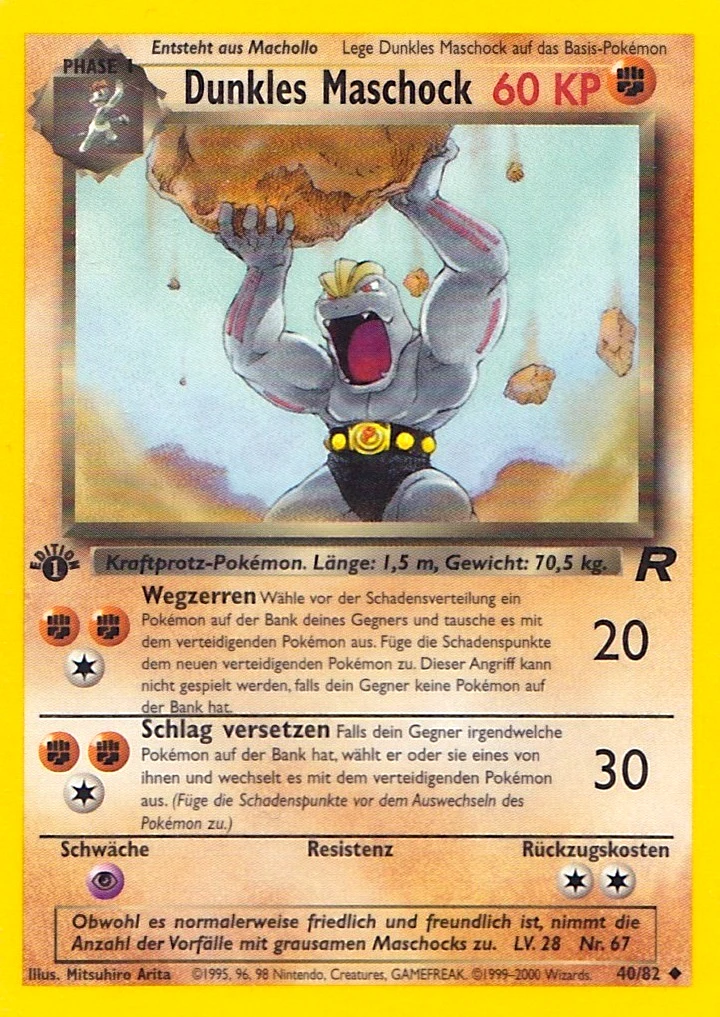 Dunkles Maschock - 40