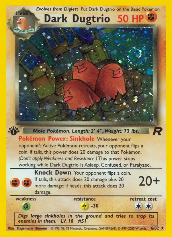 Dark Dugtrio - 6