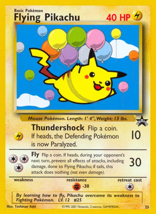 Flying Pikachu - 25