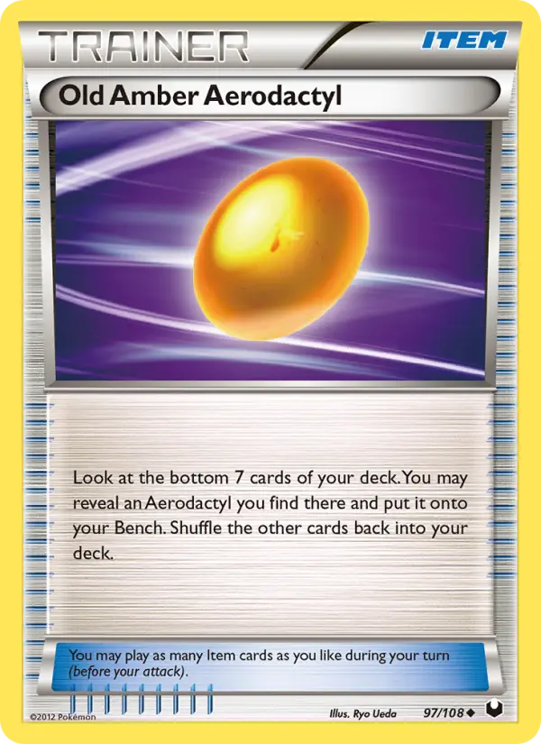 Old Amber Aerodactyl - 97