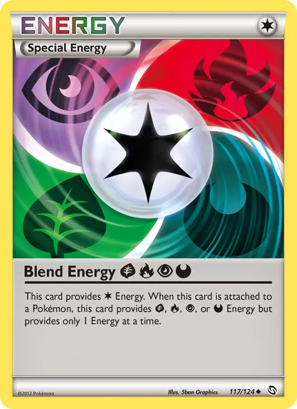 Blend Energy Grass Fire Psychic Darkness - 117
