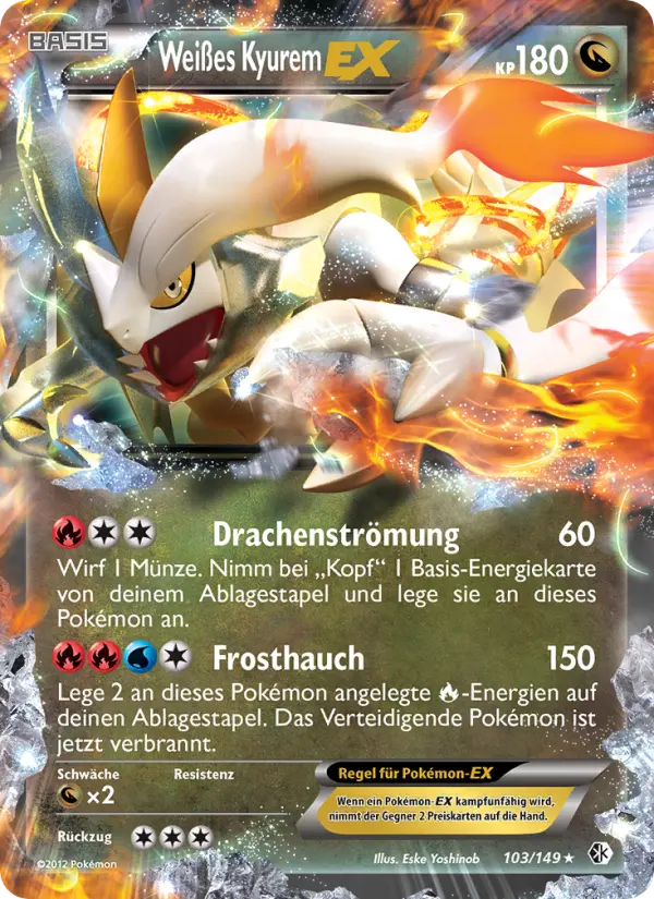 Weißes Kyurem-EX - 103
