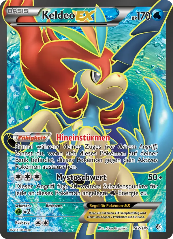 Keldeo-EX - 142