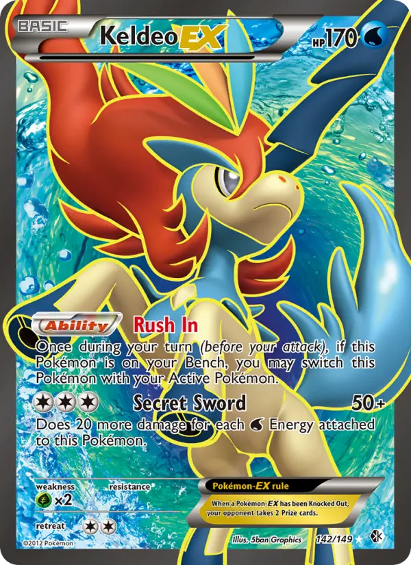 Keldeo-EX - 142