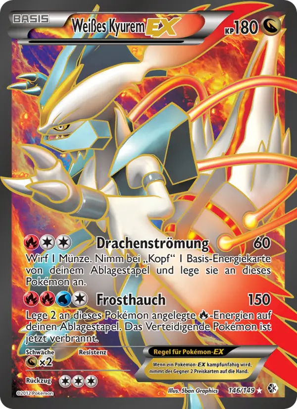Weißes Kyurem-EX - 146