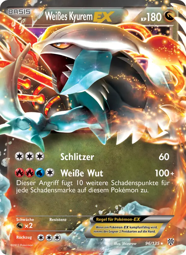 Weißes Kyurem-EX - 96