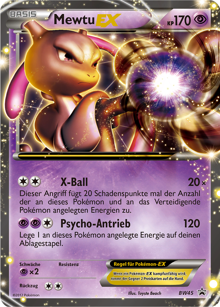 Mewtwo-EX - BW45