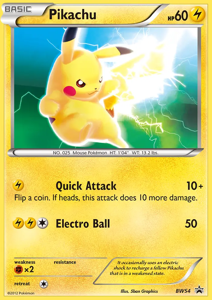 Pikachu - BW54