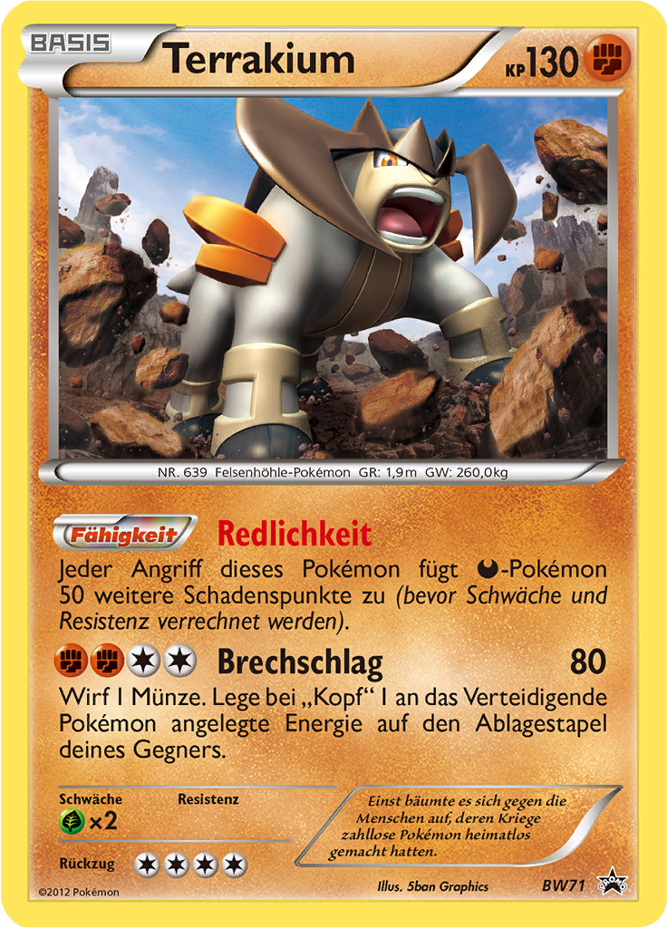 Terrakion - BW71