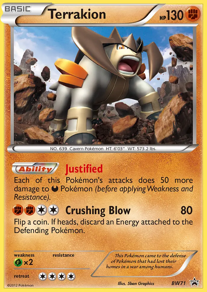 Terrakion - BW71