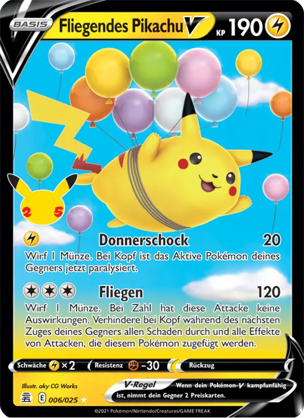 Fliegendes Pikachu V - 6
