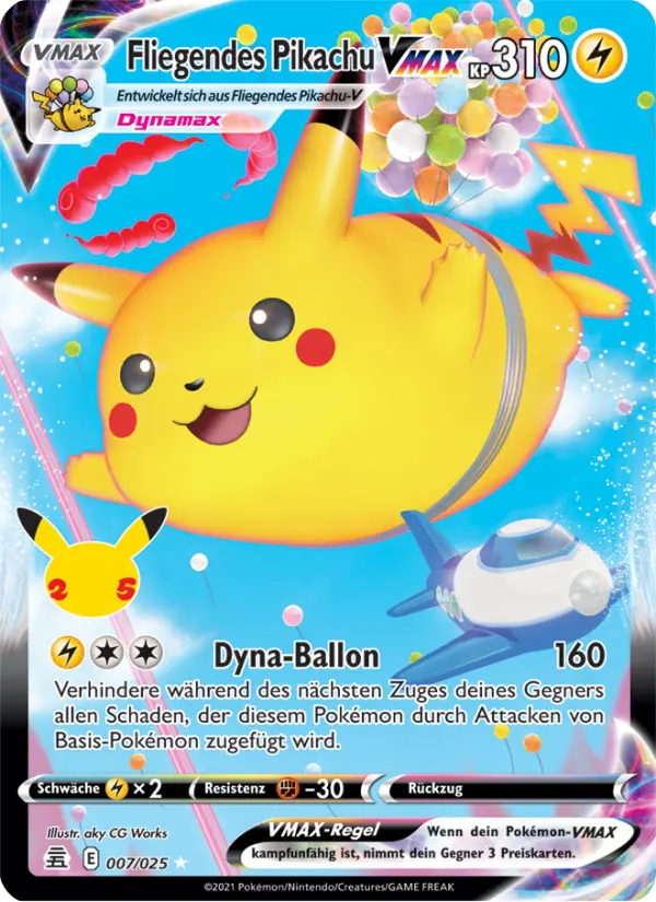 Fliegendes Pikachu VMAX - 7