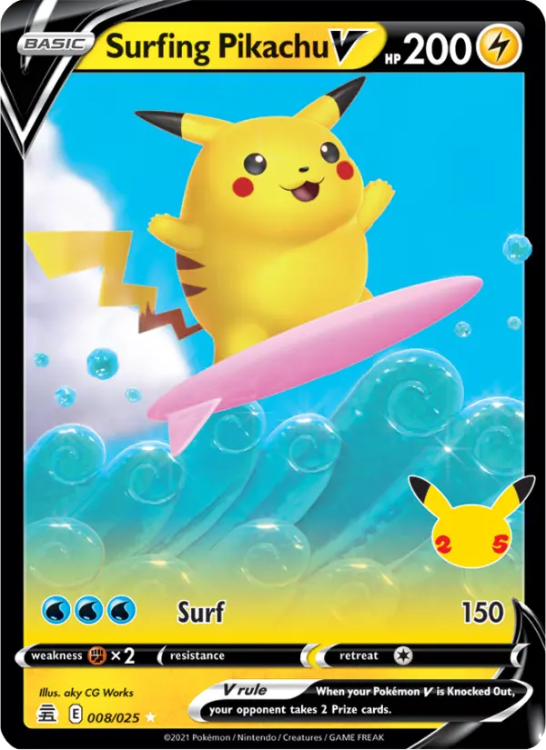 Surfing Pikachu V - 8