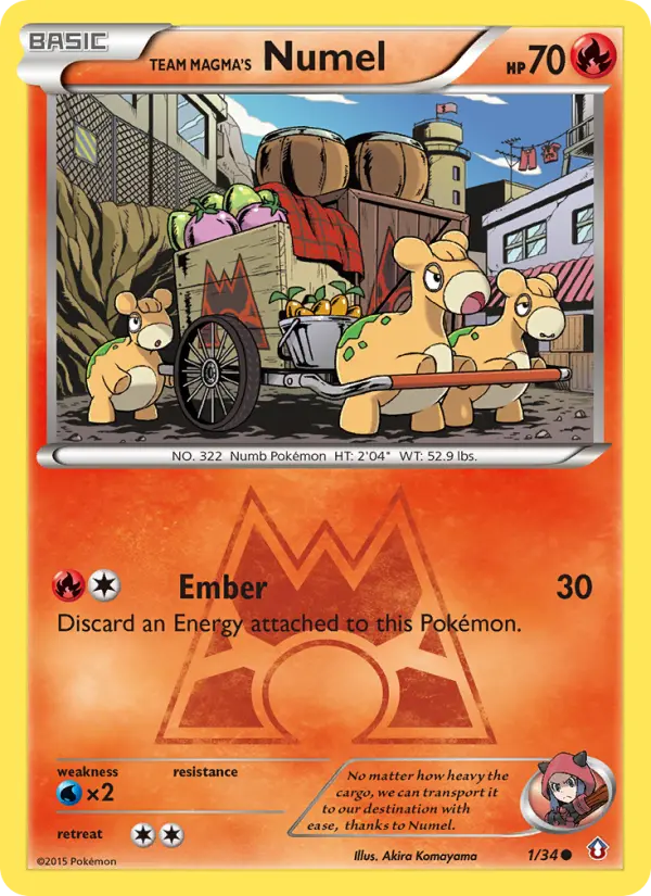 Team Magma's Numel - 1