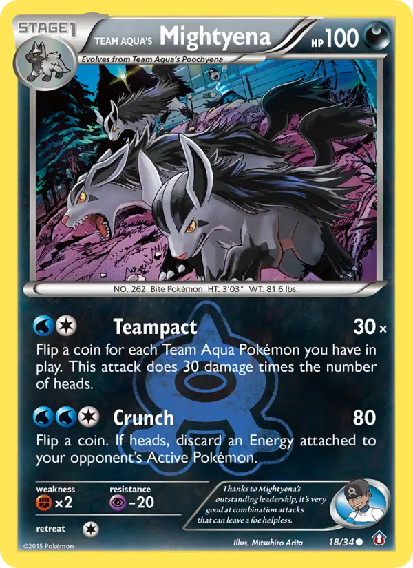 Team Aqua's Mightyena - 18
