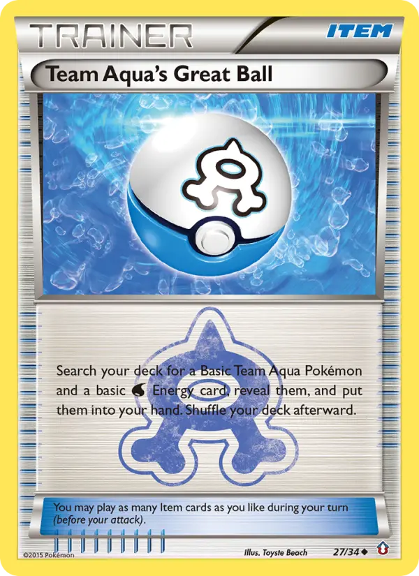 Team Aqua's Great Ball - 27