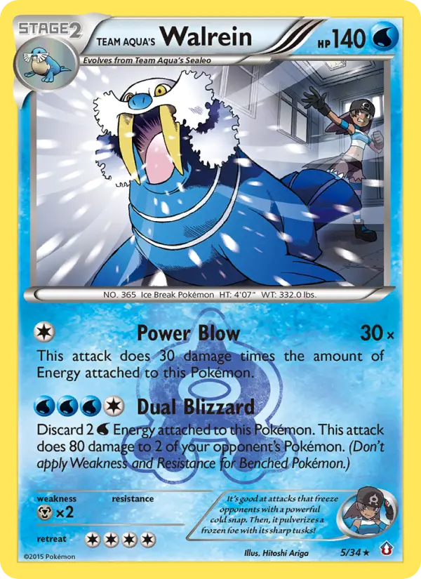 Team Aqua's Walrein - 5