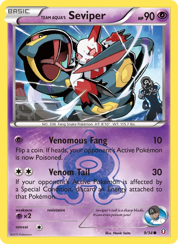 Team Aqua's Seviper - 9
