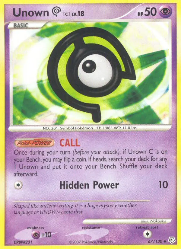 Unown C - 67