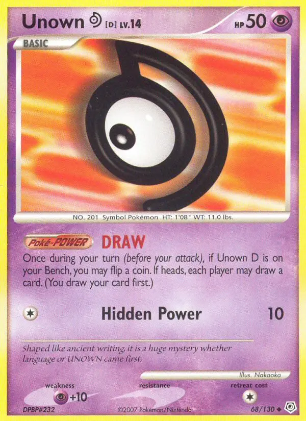 Unown D - 68