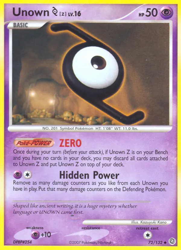 Unown Z - 72