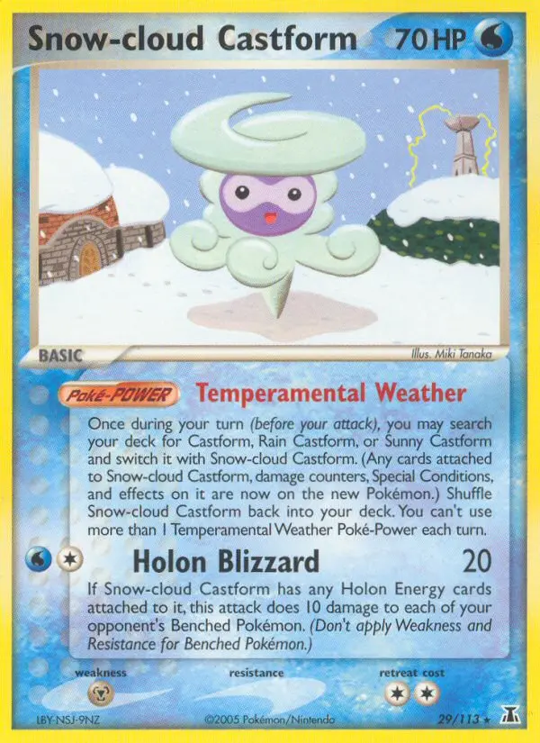 Snow-cloud Castform - 29