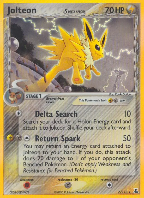Jolteon δ - 7