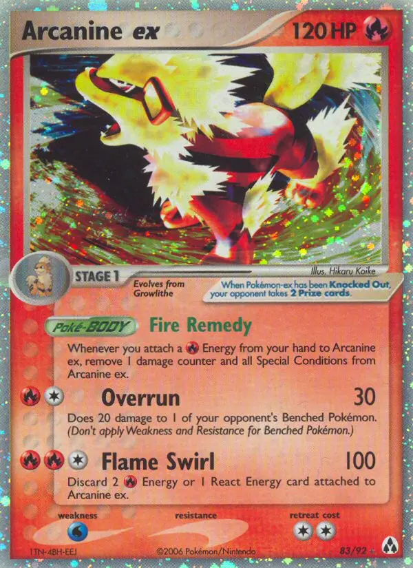 Arcanine ex - 83