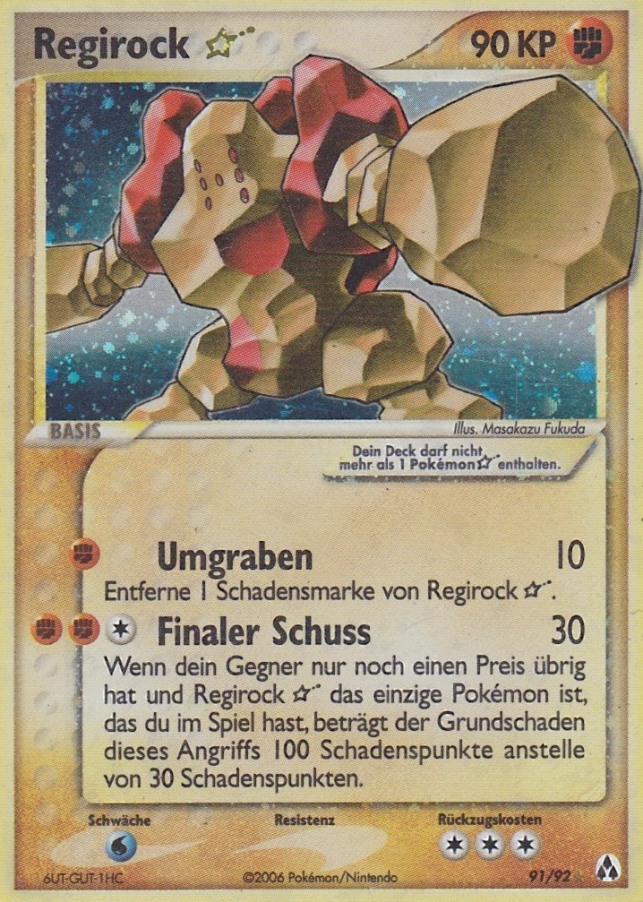 Regirock * - 91