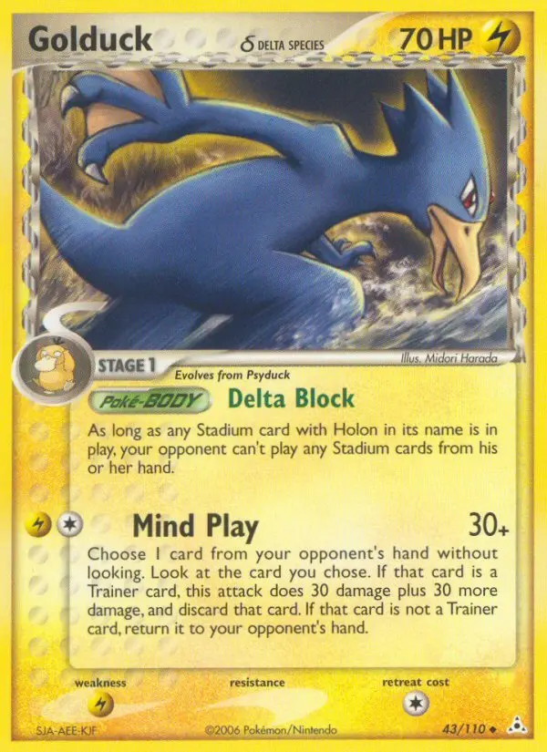 Golduck δ - 43
