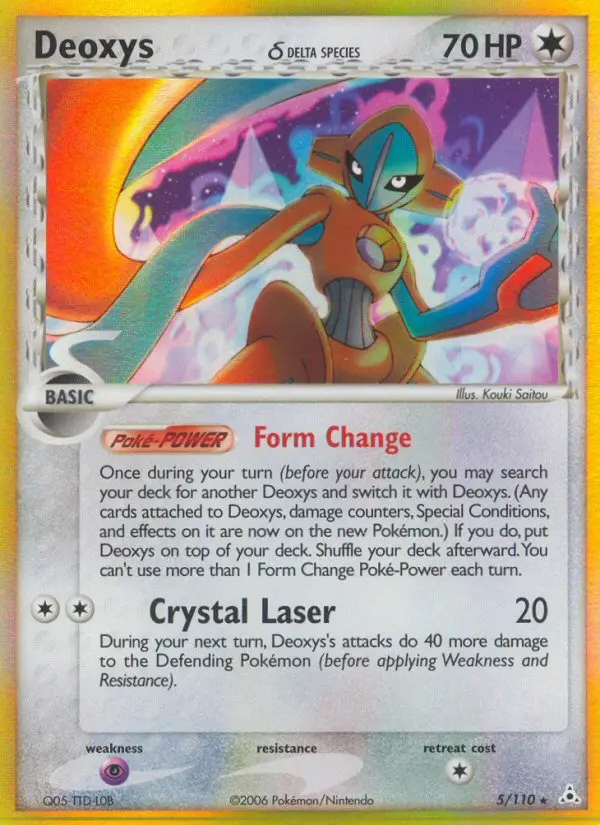 Deoxys δ - 5