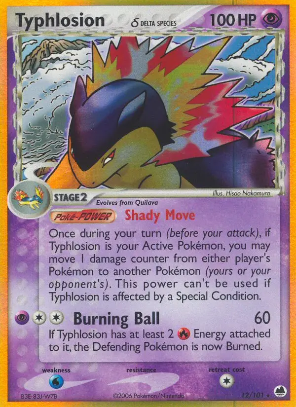 Typhlosion δ - 12