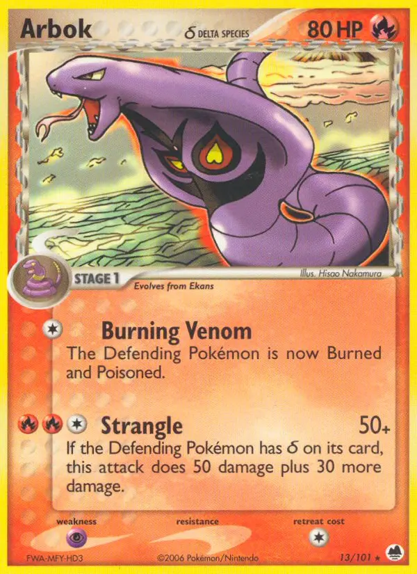 Arbok δ - 13