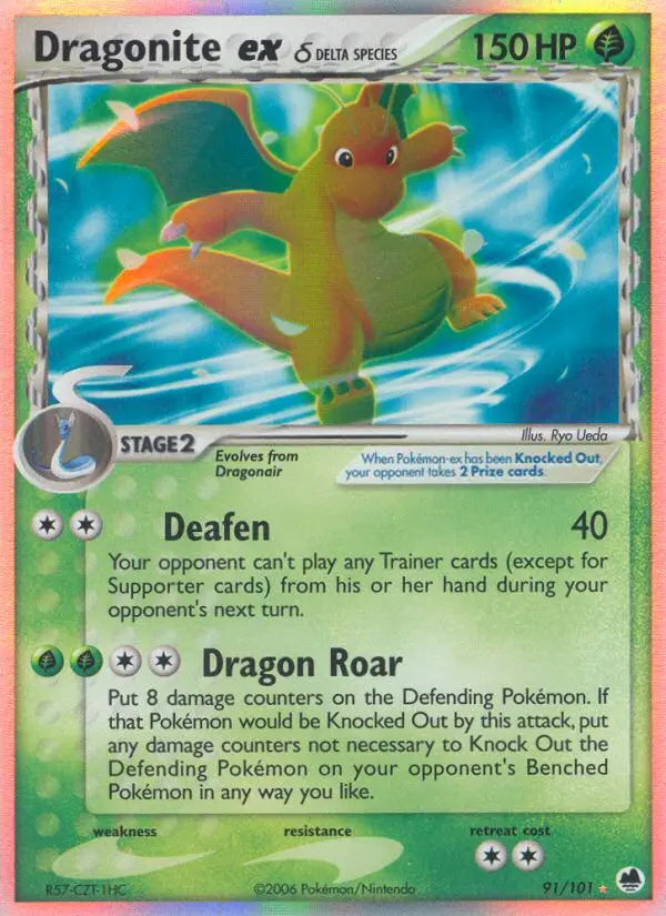 Dragonite ex δ - 91