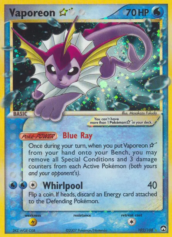 Vaporeon Star - 102