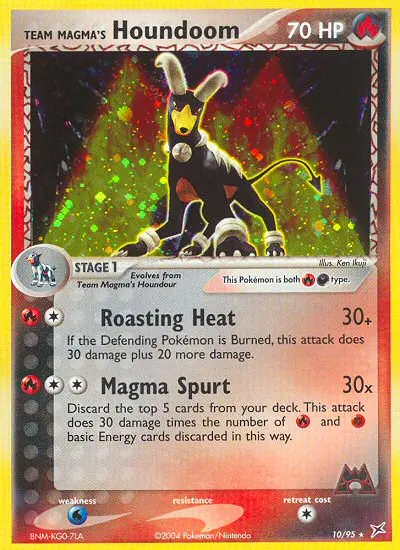 Team Magma's Houndoom - 10