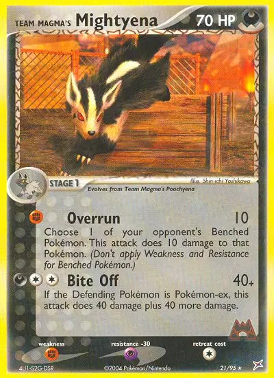 Team Magma's Mightyena - 21