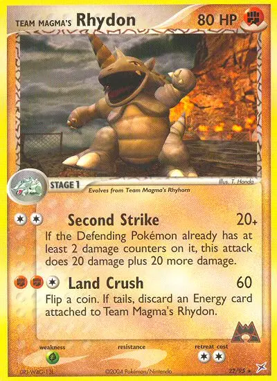 Team Magma's Rhydon - 22