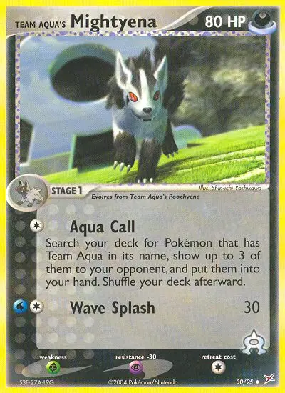 Team Aqua's Mightyena - 30
