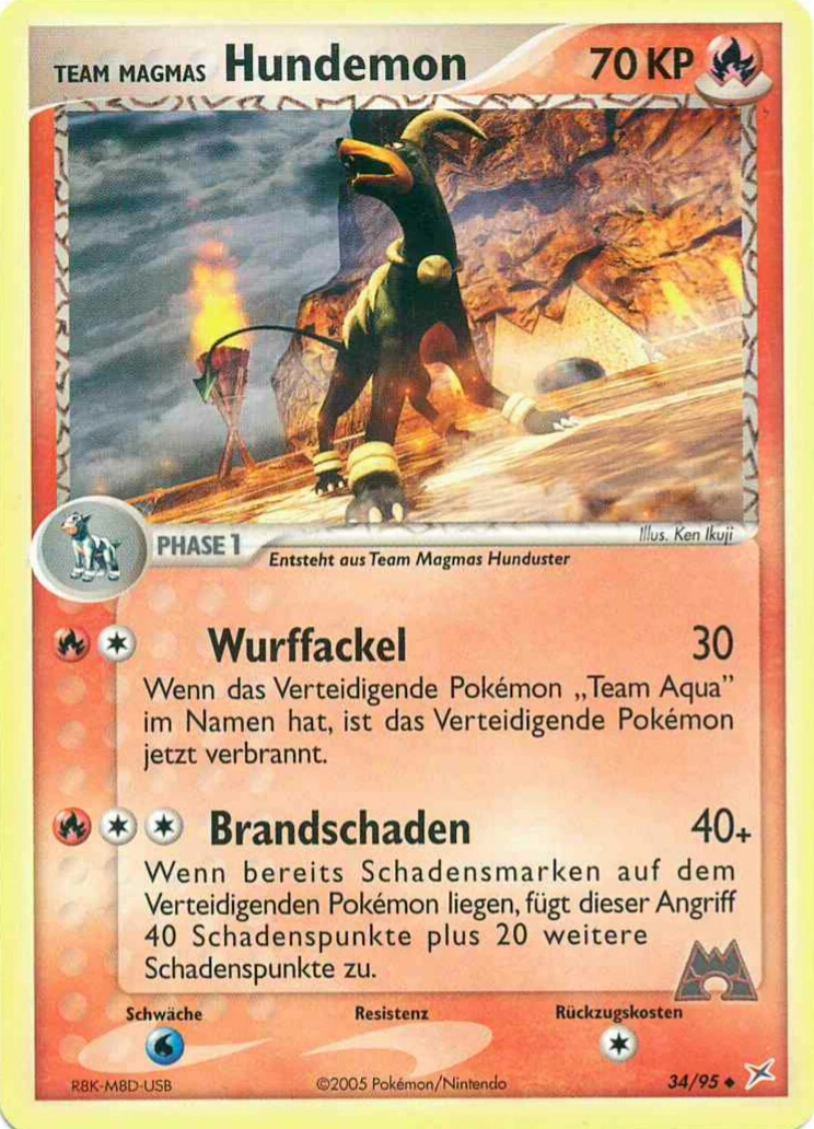 Team Magmas Hundemon - 34