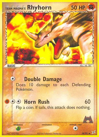 Team Magma's Rhyhorn - 38