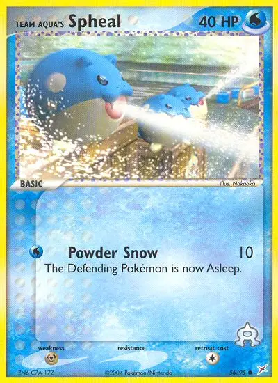 Team Aqua's Spheal - 56
