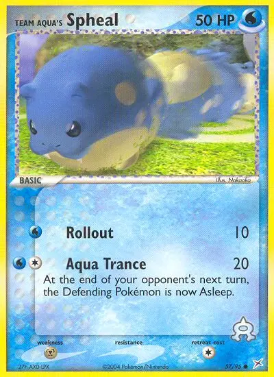 Team Aqua's Spheal - 57