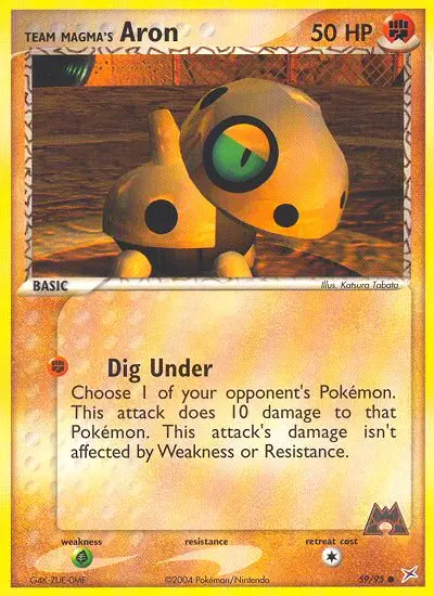 Team Magma's Aron - 59