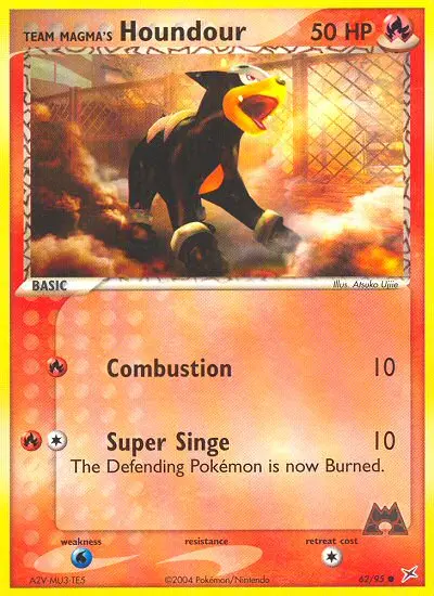 Team Magma's Houndour - 62