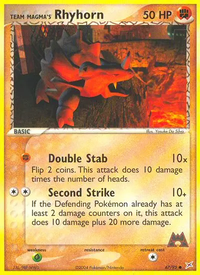 Team Magma's Rhyhorn - 67