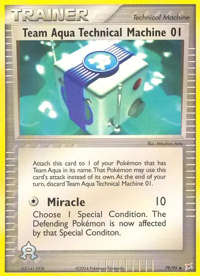 Team Aqua's Technical Machine 01 - 79