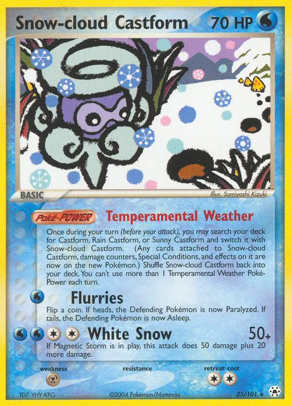 Snow-cloud Castform - 25