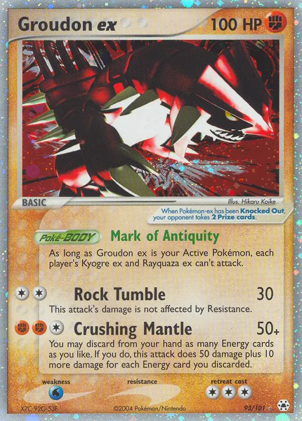 Groudon ex - 93